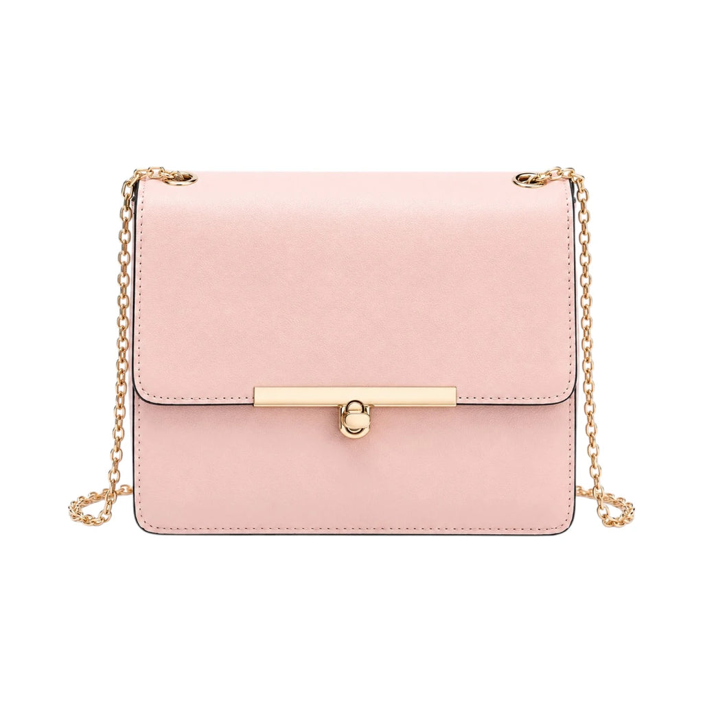 Bagnor Pink Elegance Chain Crossbody Bag