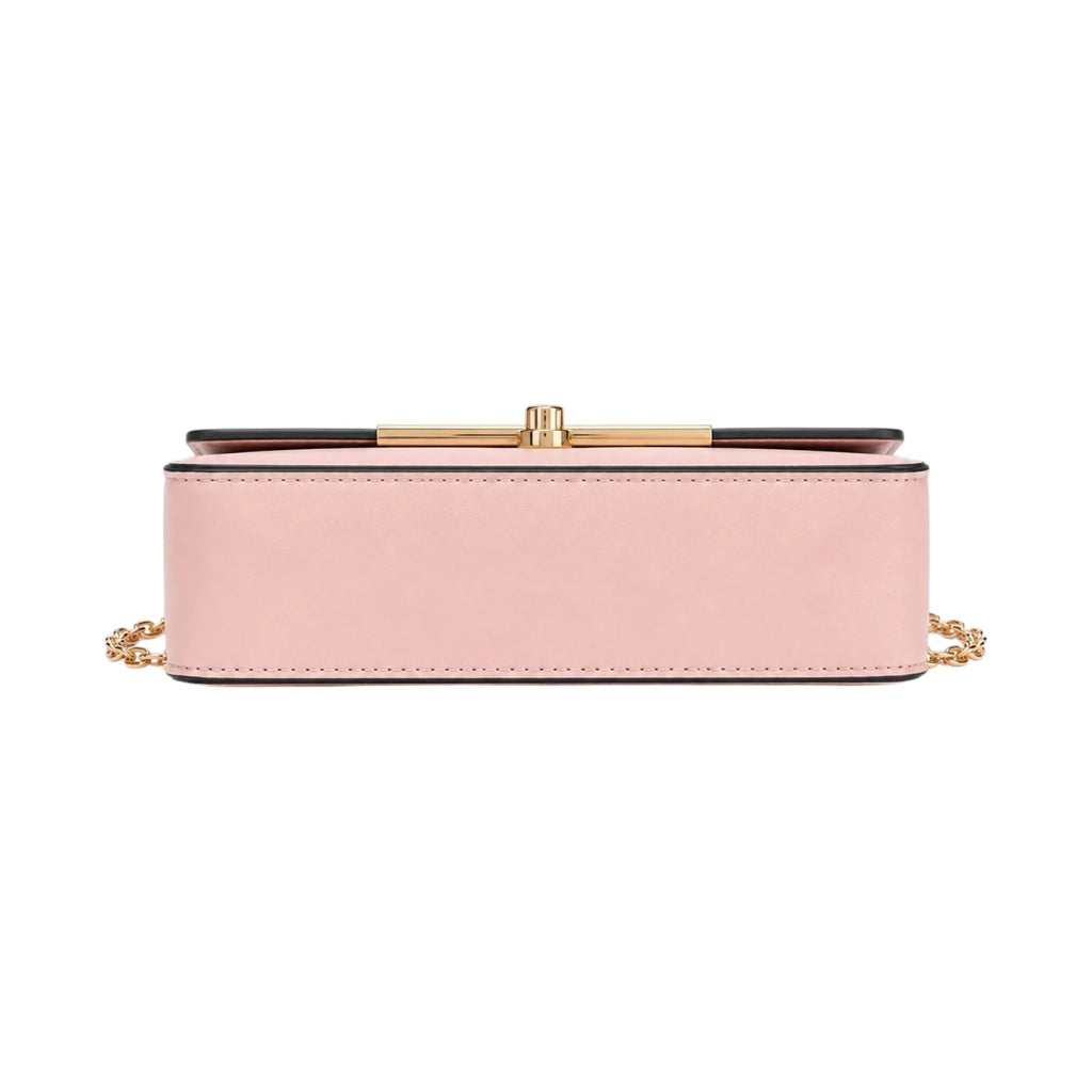 Bagnor Pink Elegance Chain Crossbody Bag
